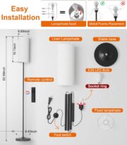 Dimmable LED Floor Lamp with Remote - detail 2