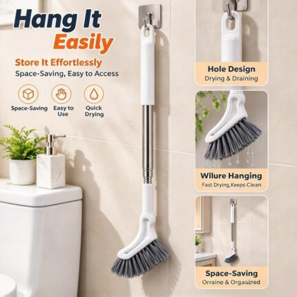 Telescopic Cleaning Brush, 2-Piece Set - detail 1