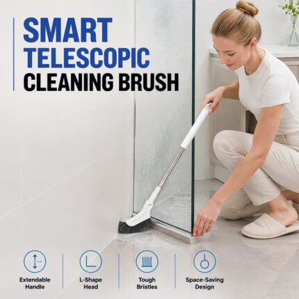 Extendable Long-Handle Floor Scrub Brush - detail 1