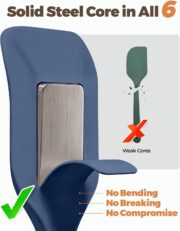6-Piece Silicone Spatula Set with Steel Core - detail 2
