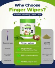 Dog Dental Finger Wipes, 50 Count - detail 2