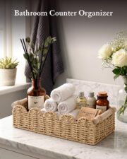 Scalloped Toilet Paper Storage Basket - detail 4