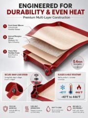 Silicone Baking Mat with Snap-Lock Edges - detail 3
