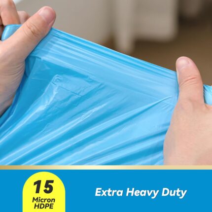 4-Gallon Drawstring Trash Bags, 100 Count - detail 1