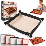 Silicone Baking Mat with Snap-Lock Edges