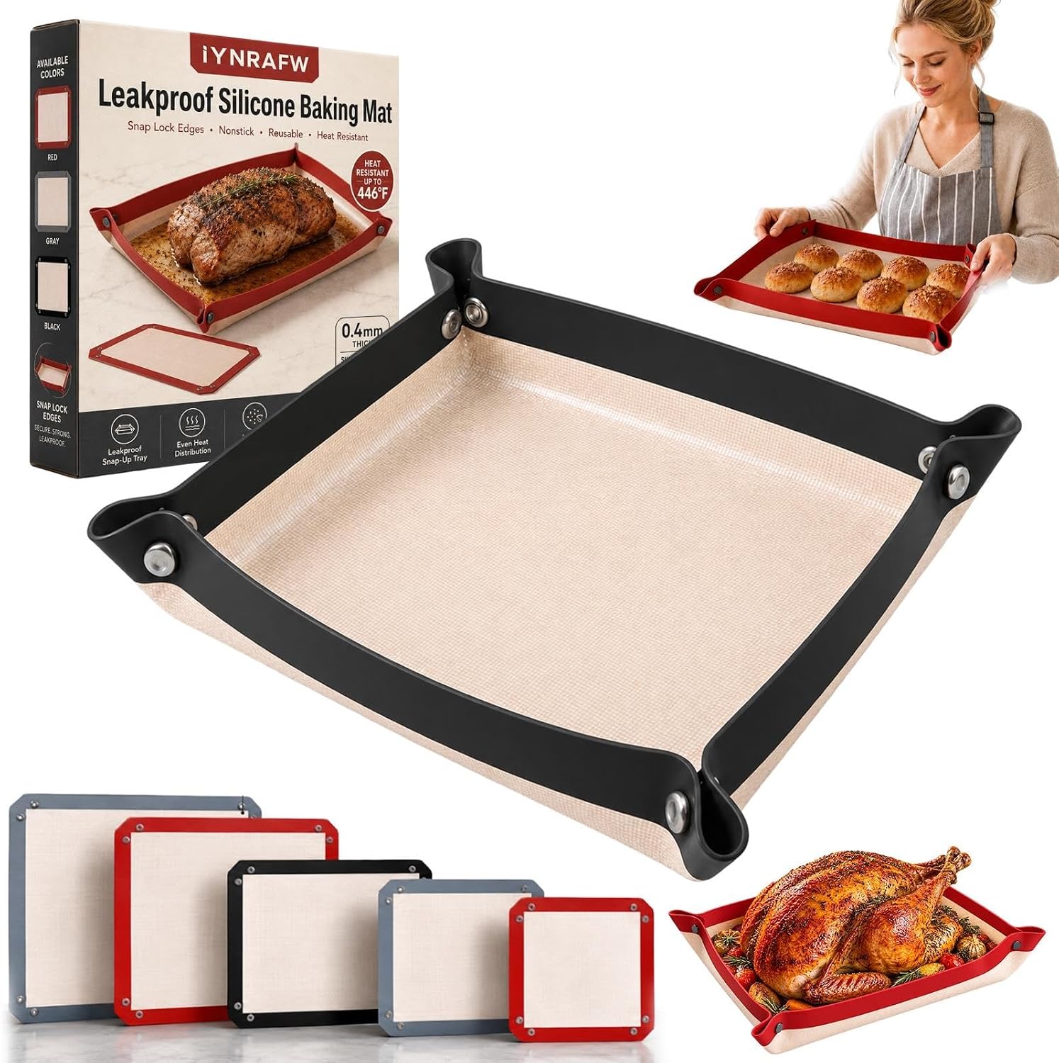 dervani-silicone-baking-mat-with-snap-lock-edges-1.jpg Silicone Baking Mat with Snap-Lock Edges