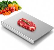Pure Titanium Cutting Board, Double-Sided 16×12 in