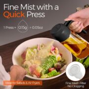 2-in-1 Glass Olive Oil Sprayer, 16 oz - detail 2