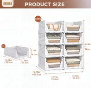 5-Pack Stackable Closet Organizers - detail 2