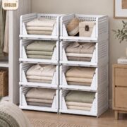 5-Pack Stackable Closet Organizers - detail 1