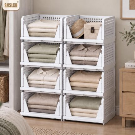 5-Pack Stackable Closet Organizers - detail 1
