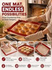 Silicone Baking Mat with Snap-Lock Edges - detail 2