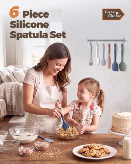 6-Piece Silicone Spatula Set with Steel Core - detail 1