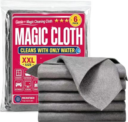 6-Pack Reusable Magic Cleaning Cloths