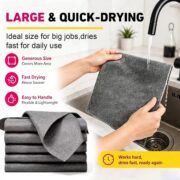 6-Pack Reusable Magic Cleaning Cloths - detail 2