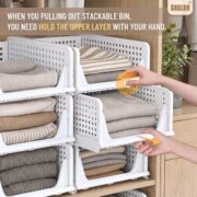 5-Pack Stackable Closet Organizers - detail 4